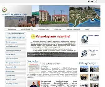 Agstafa-IH.gov.az(Azərbaycan) Screenshot