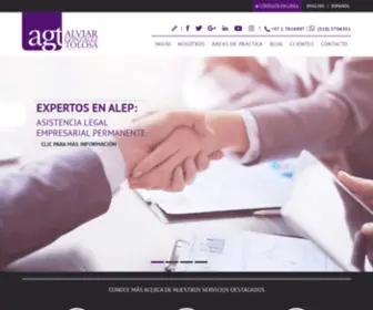 Agtabogados.com(Abogados en Colombia) Screenshot