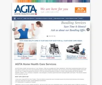 Agtahomecare.com(AGTA Home Health Care) Screenshot