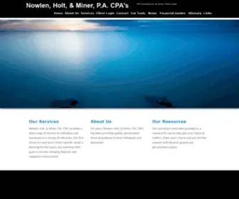 Agtax.com(Nowlen, Holt, & Miner, P.A) Screenshot