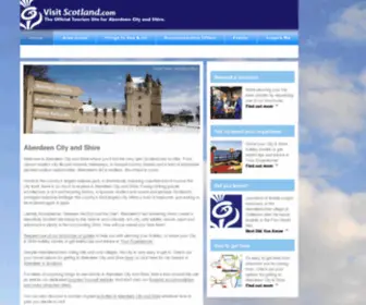 AGTB.org(Official Tourism Site for Aberdeen City & Shire) Screenshot