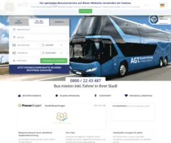 Agtbusvermietung.de(Bus mieten mit Fahrer) Screenshot