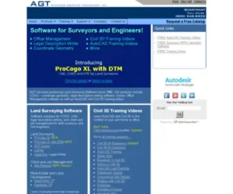 Agtcad.com(Affordable Land Surveying Software) Screenshot