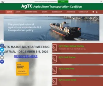 Agtrans.org(Agriculture Transportation Coalition) Screenshot