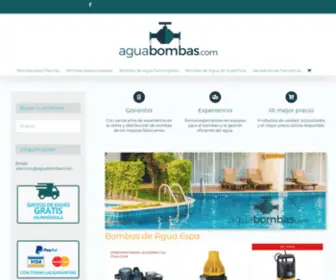 Aguabombas.com(Piscinas, presurizadoras, sumergibles) Screenshot