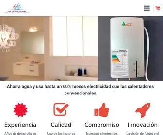 Aguacalientesolutions.com(Agua Caliente) Screenshot