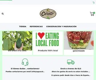 Aguacatescereto.es(Comprar) Screenshot