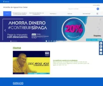 Aguachica-Cesar.gov.co(Alcaldía) Screenshot