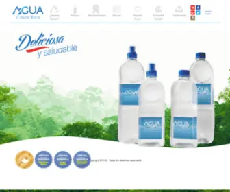 Aguacostarica.com(Agua de Costa Rica) Screenshot