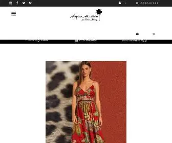 Aguadecoco.com.br(Inverno 2013) Screenshot