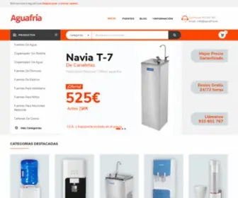 Aguafria.es(Fuentes de agua fría) Screenshot