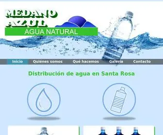 Aguamedanoazul.com(Distribución) Screenshot