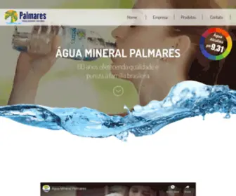 Aguamineralpalmares.com.br(Água) Screenshot