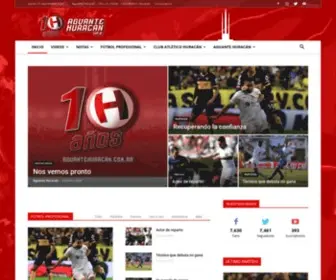 Aguantehuracan.com.ar(Aguante Huracán) Screenshot