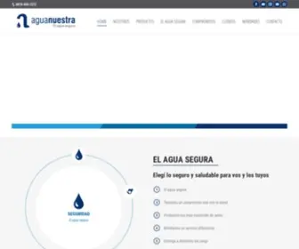 Aguanuestra.com.ar(El agua segura) Screenshot