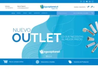 Aguaplanet.cl(Soluciones para la purificación y filtración de aguas) Screenshot