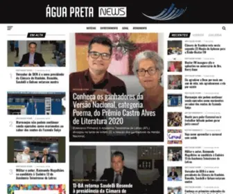 Aguapretanews.com.br(Aguapretanews) Screenshot