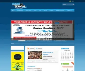 Aguas-Abiertas.com.ar(Aguas Abiertas en Argentina) Screenshot