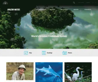 Aguasamazonicas.org(Amazon Waters) Screenshot