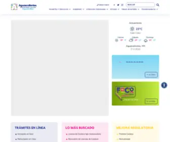 Aguascalientes.gob.mx(Bienvenido al portal de Gobierno del Estado de Aguascalientes 2016) Screenshot