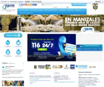 Aguasdemanizales.com.co(Aguas de Manizales S.A) Screenshot