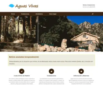 Aguasvivas.org(Retiros y Campamentos Cristianos) Screenshot