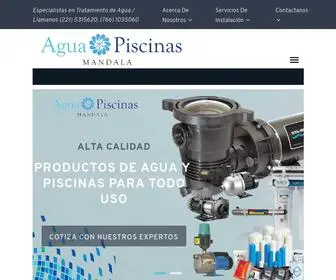 Aguaypiscinasmandala.com.mx(Agua y Piscinas Mandala) Screenshot