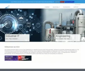 Agu.de(Industrial IT Projekte und Produkte) Screenshot