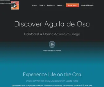 Aguiladeosa.com(Aguila de Osa) Screenshot
