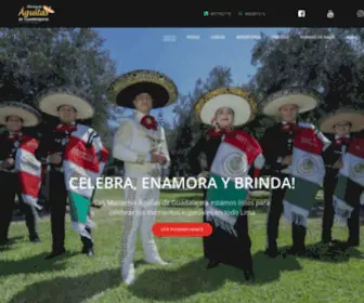 Aguilasdeguadalajara.com(Mariachis Aguilas de Guadalajara) Screenshot