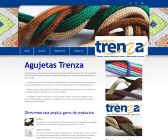 Agujetastrenza.com(Agujetas Trenza) Screenshot