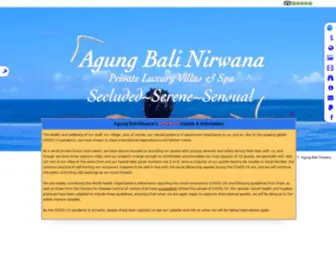 Agung-Bali-Nirwana.com(Agung Bali Nirwana) Screenshot