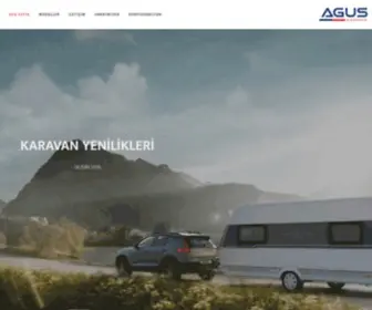 Aguskaravan.com(Ana Sayfa) Screenshot