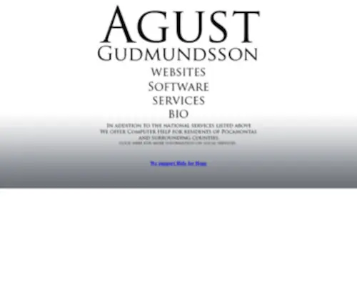 Agust.com(Database and Web Solutions for Local Government) Screenshot