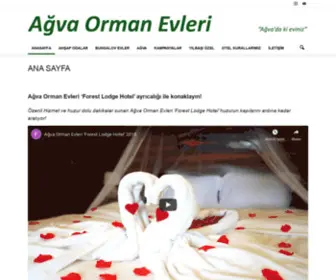 Agvaforestlodge.com(FOREST LODGE AĞVA) Screenshot