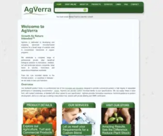 Agverra.com(Growth As Nature Intended) Screenshot