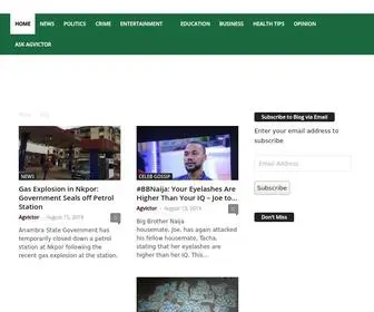 Agvictor.com(#1 Naija Entertainment Site) Screenshot