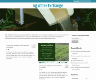 Agwaterexchange.com(The Ag Water Exchange blog) Screenshot