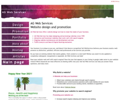 Agwebservices.com(AG WebServices) Screenshot