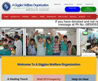 Agwo.org(A Giggles Welfare Organization) Screenshot