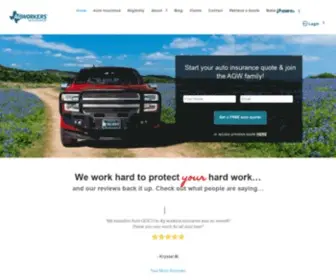 Agworkers.com(Auto insurance) Screenshot