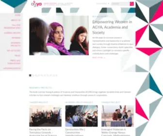 Agya.info(Arab-German research cooperation) Screenshot