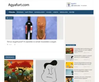 Agyafurt.com(Agyafürt) Screenshot