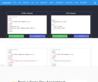 Agyanadda.com(A place to Learn and Build Front end Code) Screenshot