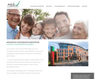 AGZ-Wiesbaden.de(Asklepios Gesundheitszentrum in Wiesbaden) Screenshot