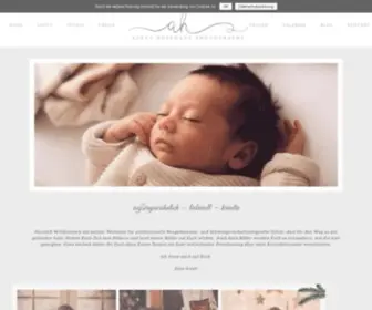 AH-Photokunst.de(Traumhafte Babybauchshootings und garantiert einzigartige Babyfotografie) Screenshot