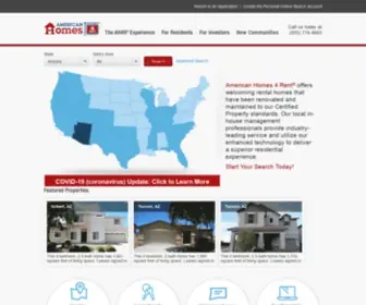 AH4R.com(American Homes 4 Rent®) Screenshot