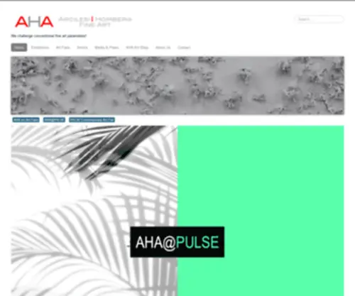 Aha-Fineart.com(AHA Art Gallery) Screenshot