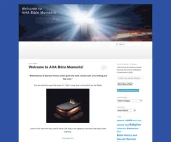 Ahabiblemoments.com(AHA Bible Moments) Screenshot