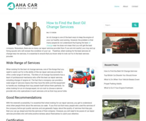 Ahacar.com(Aha Car) Screenshot